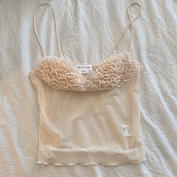 Lovers + Friends Tops - Lovers and friends Steph sheer top